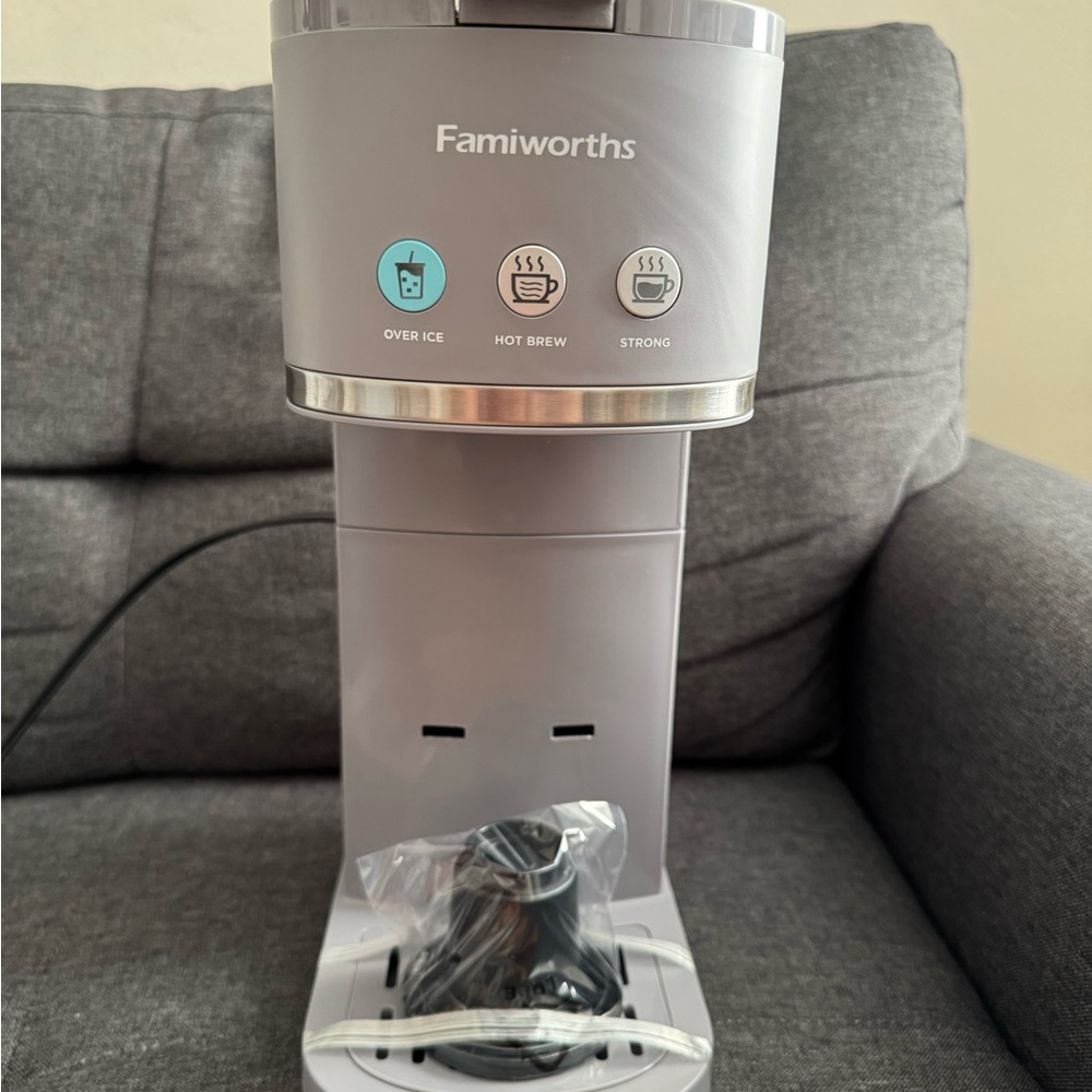 Famiworths Gray Coffee Maker